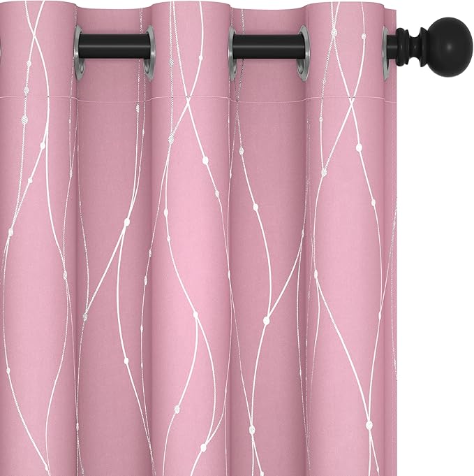 Deconovo Living Room Curtains 72 Inches Long, Thermal Insulated, Room Darkening by Unknown