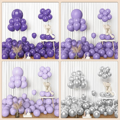 Amandir 153pcs Purple Balloon Garland Arch Kit Different Sizes | 18 12 10 5 - Image 7