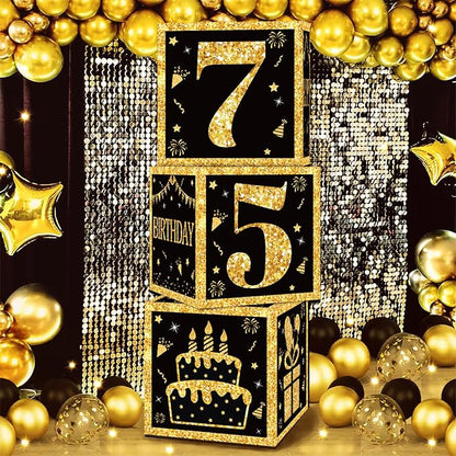 DataMoon 75th Birthday Decorations Boxes - Image 3
