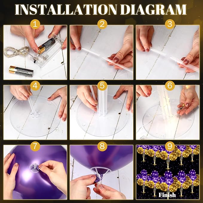 10 Set Balloon Stand Kit for Centerpiece - Image 2