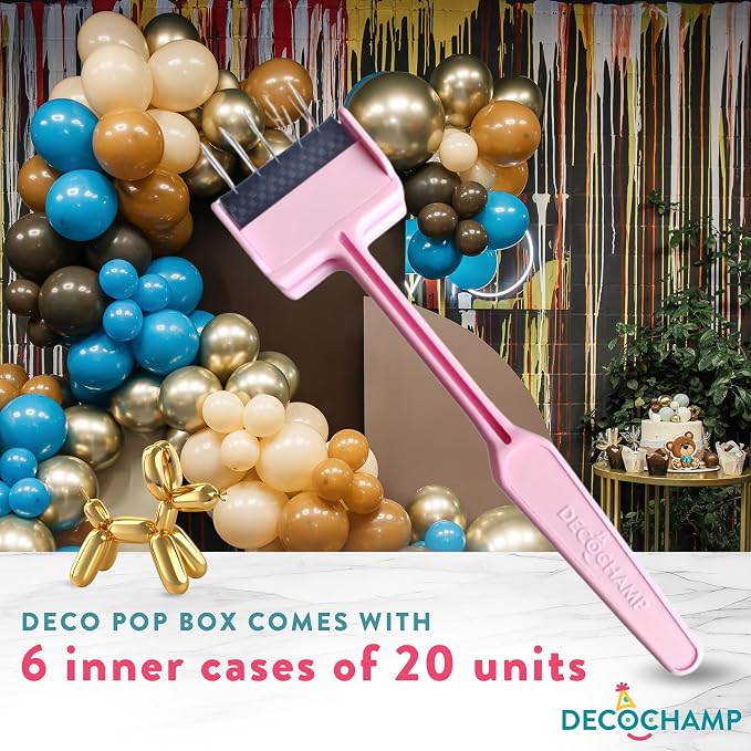 DECO POP Balloon Popper – Decorator Balloon Striker Tool, Party Supply Tool Kit - Image 6