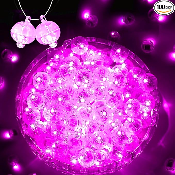 100PCs Mini Led Lights, Led Balloons Light up Balloons by ZGWJ