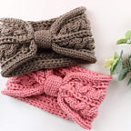 DRESHOW Knit Crochet Headband for Women Ear Warmer Soft Turban Stretch Warmer Headbands Winter Fashion Head Wrap