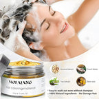 Gold Temporary Hair Dye Wax Natural Instant Hair Color Wax Pomades 4.23 oz, Hair Styling Clay for Party, Cosplay, Halloween, Christmas