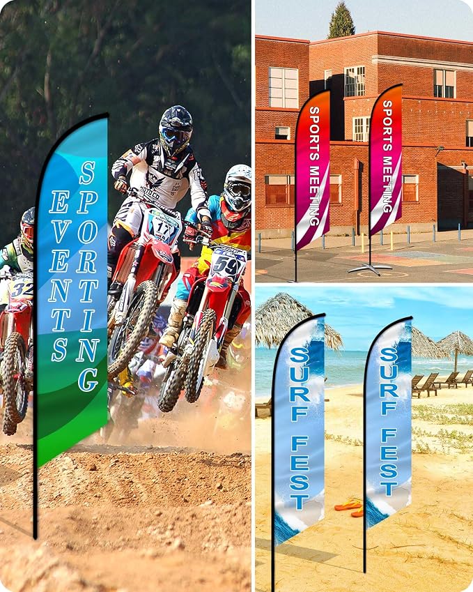 Custom Advertising Feather Flags - Image 5