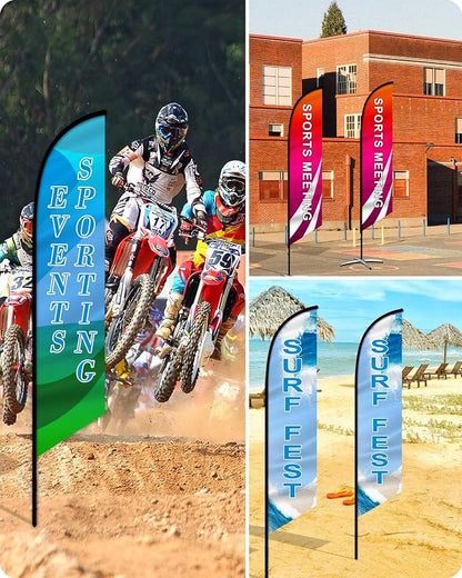 Custom Advertising Feather Flags - Image 5