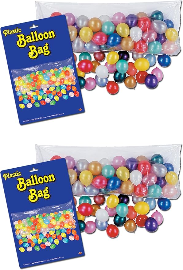 Beistle Plastic Balloon Bags 2 Piece by Beistle