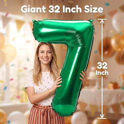 YPSelected 32 Inch Large Foil Helium Number Balloon Birthday Wedding Party 0-9 - Image 4