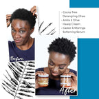 Qhemet Biologics Amla & Olive Heavy Cream - Moisturizing Balm for Extremely Dry & 4C Hair - Adds Soft, Supple Moisture & Hydration to Afros, Coils, Curls, Puffs, Twists, Braids, Locs & More (8.9 oz)
