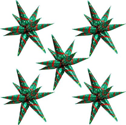 ZAKVOOR 60 Pcs Star Balloons 12 Spike Foil Party Decoration Balloons by ZAKVOOR