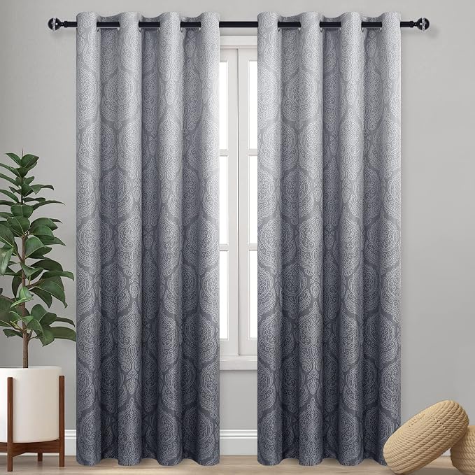 DWCN Ombre Blackout Curtains for Bedroom by DWCN