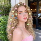 JANYUN 120 Pcs Mini Flower Hair Clips, Colorful Small Hair Claw Clips Cute Tiny Jaw Clips Hair Pins Hair Barrettes Accessories for Women