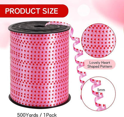 BEISHIDA Valentine Ribbon, Balloon String 500 Yards - Image 2