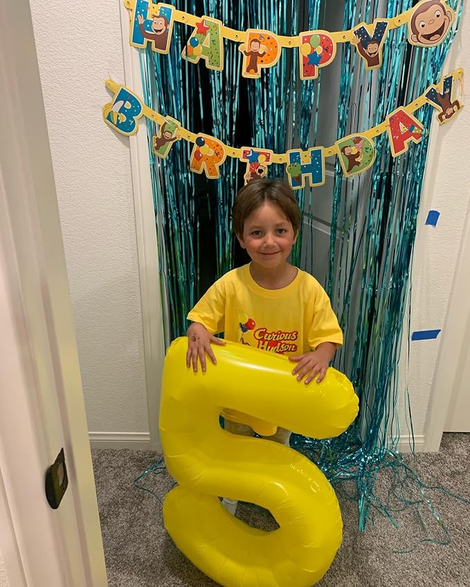 Yellow Number 3 Balloon 40 Inch - Image 7