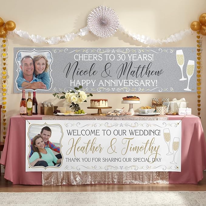 Let's Make Memories Personalized Photo Banner - Image 2