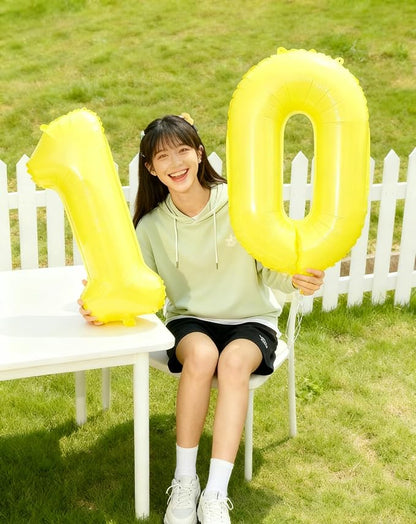 Yellow Number 3 Balloon 40 inch, Balloon numbers party supplies, deco photo - Image 5