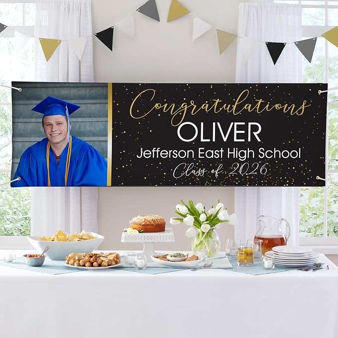 Let's Make Memories Personalized Graduation Banner Class of 2026 or Any Year - Image 2
