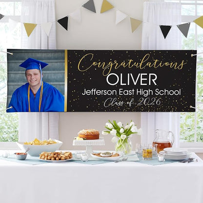 Let's Make Memories Personalized Graduation Banner Class of 2026 or Any Year - Image 2