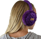 C.C Soft Winter Warm Adjustable Headband Ear Warmer Earmuffs