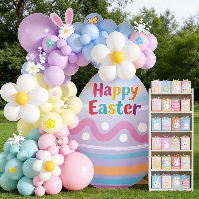 Daisy Balloon Garland Arch Kit - Image 6