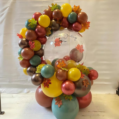 Safari Balloons, Burnt Orange Terracotta Mustard Yellow Burgundy Sage Green - Image 5