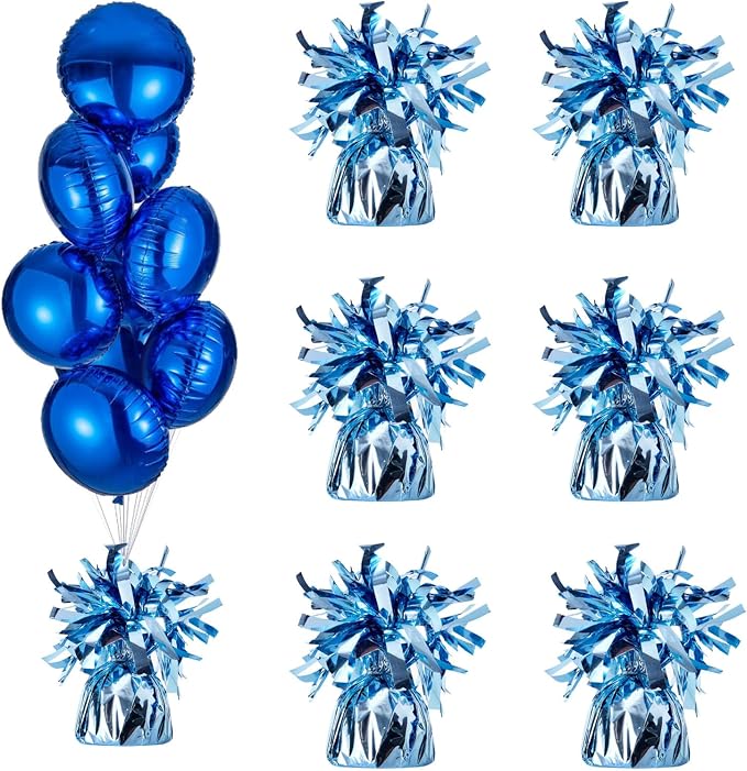 Balloon Weights Light Blue 6Pcs | Perfect by Unknown