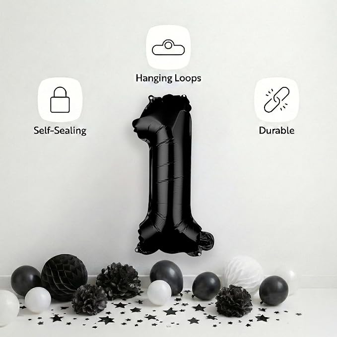Restaurantware Balloon 1 Pack of Mylar Hanging Reusable Self-Sealing Balloons - Image 4