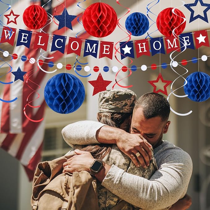 Arrowbash Welcome Home Decorations Welcome Home Banner - Image 4