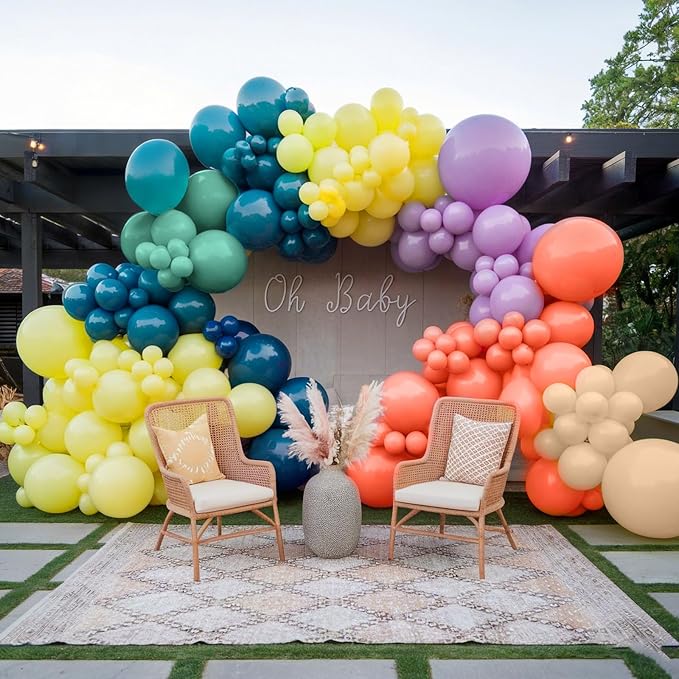 Boho Rainbow Balloon Arch Kit Boho Balloon Garland | Boho Balloon Garland - Image 5