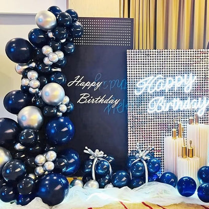 Navy Blue Balloons 100 Pack 12 inch Round Helium Navy Balloons - Image 5