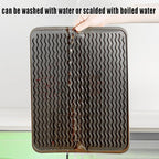 2 Pack Heat Mat for Curling Iron, Oversize Silicone Resistant Mat for Hair Tools, Hot Pad for Hair Straightener, Flat Irons and Hot Hair Styling Tools Home Travel Gym Salon (15.7" x 11.8")