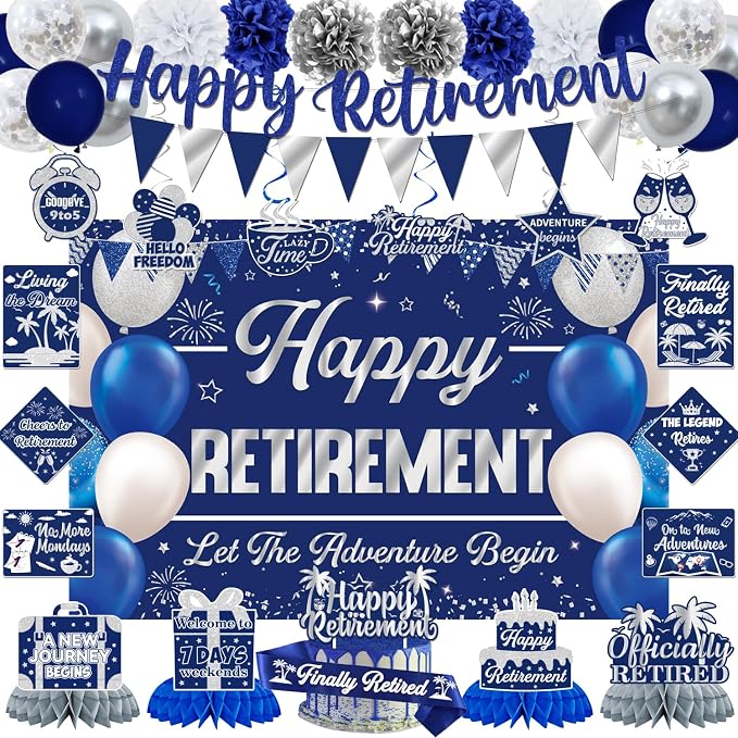KOTLMIGHT Retirement Party Decorations by KOTLMIGHT