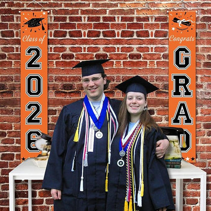 DAZONGE 2026 Graduation Party Decorations Orange and Black - Image 3