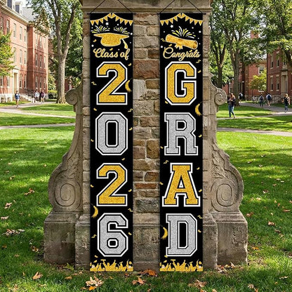 Graduation Banner 2026, Class of 2026 Banner, Indoor Outdoor Graduation Party - Image 7