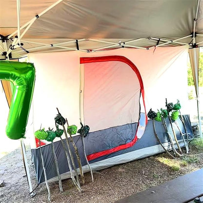 Number 7 Balloon for Boys, Giant Dark Green Self Inflating Number 0-9 Set for - Image 7