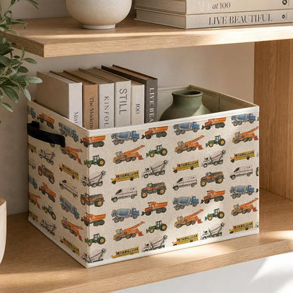 Car Boys Room Nursery Storage Basket - Image 3