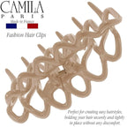Camila Paris CP3523 French Large Hair Clips for Women Thick Hair for Long Wavy Curly Hair, Girls Hair Claw Clips Styling Big Hair Clip for Thick Hair, Strong Hold No Slip Grip Claw Clip Made in France