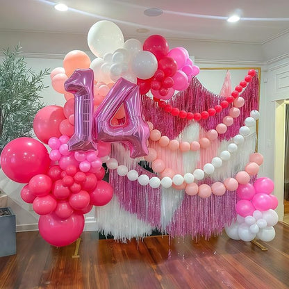 Pastel Pink and White Linking Balloons - Image 7