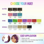 Punky Temporary Hair Color Spray-On, Panther Purple, Non-Damaging Instant Hair Dye, No Bleaching Needed, Non-Sticky, Washable and Leaves No Residue, 3.5 oz, 1 Pack