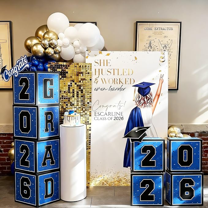 2026 Graduation Decorations, So Proud of You and Class of 2026 Grad Balloon - Image 8