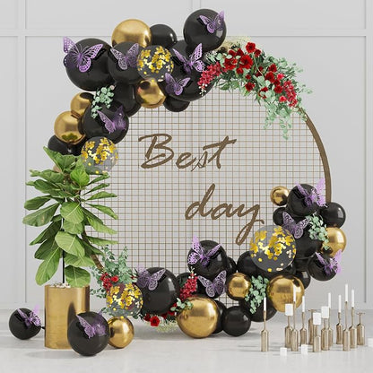 SAOROPEB 3D Butterfly Wall Decor 48 Pcs Lavender Butterfly Decorations | 4 - Image 4