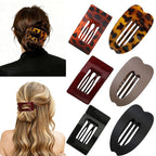 6 Pack Flat Hair Clips for Women,Large Claw Clips Strong Hold Hair Clips for for Thick & Thin Hair for Daily Styling