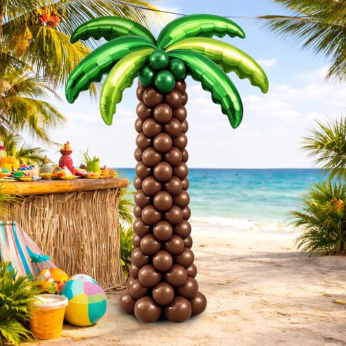 132 Pcs Palm Tree Balloon Column Stand Kit 6.5 Ft - Image 8