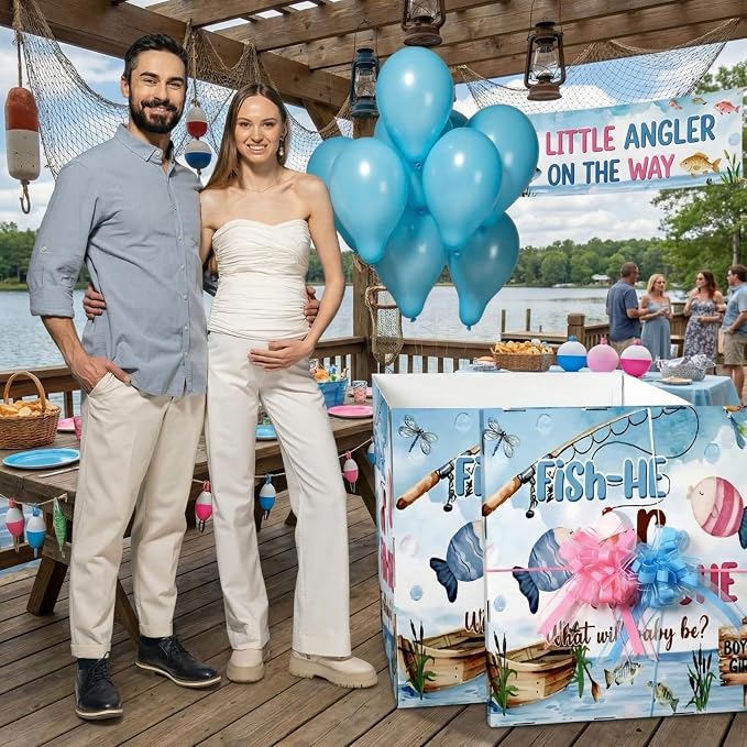 AmazingSpark 28in Giant Gender Reveal Gift Box - Image 5