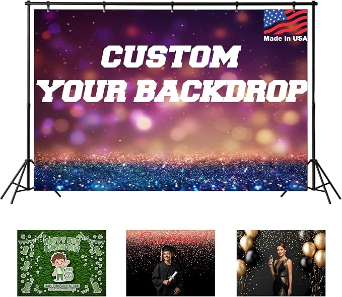 Custom Backdrop, Personalized Photo Backdrop by Acoweno
