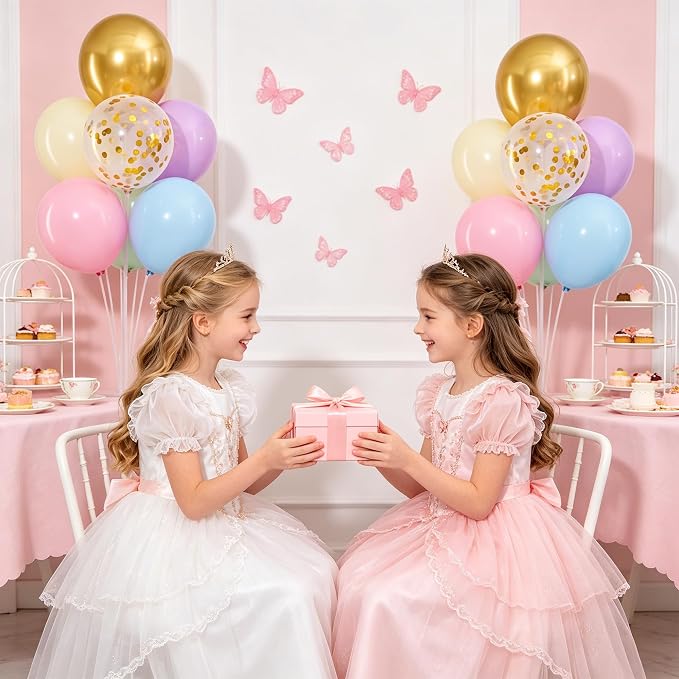 Pastel Princess Balloons Table Centerpieces Stand Kit - Image 5