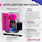 Rootflage Fun Temporary Hair Color- Works on Dark Hair (03 Blue Monday) Washes Out in 1 Shampoo