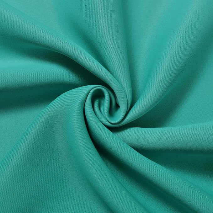 Yakamok Teal and Purple Blackout Curtains, Ombre Full Room Darkening Window - Image 7