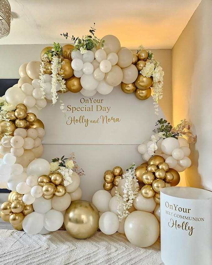 First Communion Balloon Garland Kit 153Pcs, Baptism Balloon - Image 5