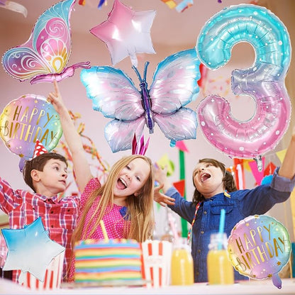 Butterfly 3rd Birthday Decorations - Image 5